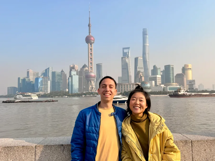 Yuan Chen and Lucas Cambon in Shanghai